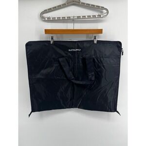 Suitsupply Bi-Hold Full Zip Mens Suit Garment Bag Black Nylon Designer Travel